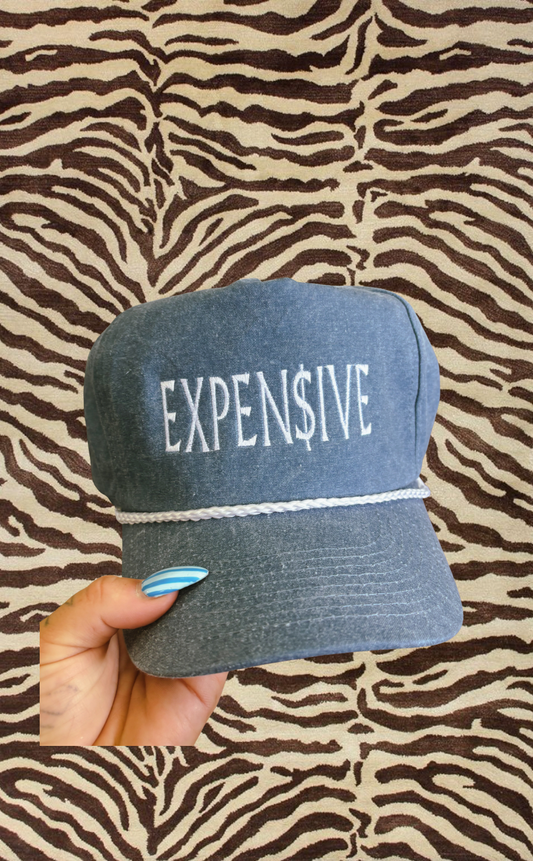 Expensive denim cap