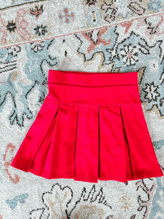 Medium Red Athletic Skirt